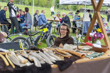 Wiślański Wygón Łowiec - stoiska z produktami regionalnymi